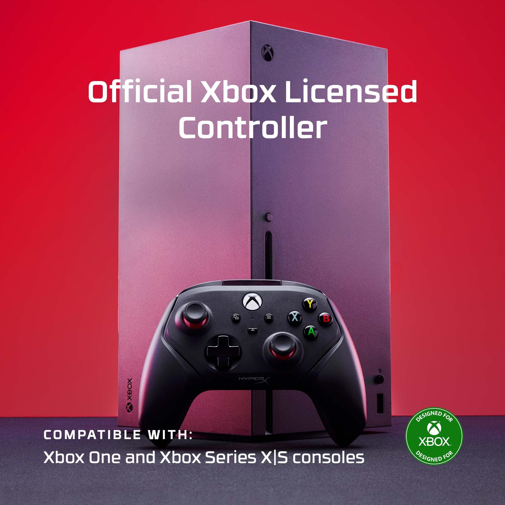 HyperX Clutch Gladiate Wired Gaming Controller - Officially Licensed for Xbox One, Xbox Series X|S & PC | Dual Trigger Locks, Programmable Buttons, Dual Rumble Motors | Perfect for FPS, Racing & Action Games