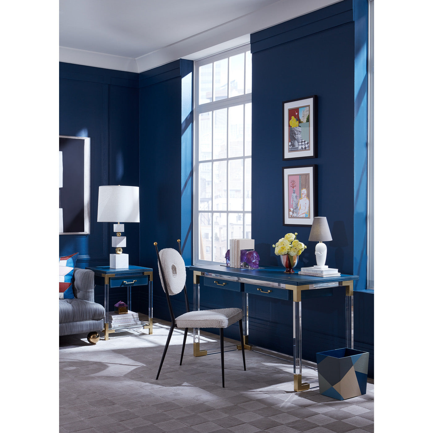 Stylish Salvador Accent Lamp - Modern Table Lamp for Living Room, Bedroom & Office Decor - Perfect for Reading, Relaxing & Creating Ambience