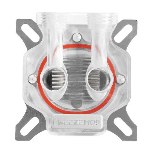 High-Performance Copper GPU Water Cooling Block with RGB AURA Sync for 43/53mm Pitch - Perfect for Gaming PC Builds & Liquid Cooling Systems