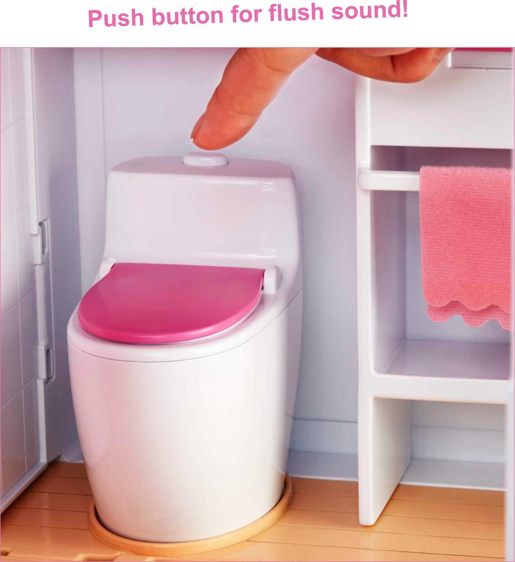 Barbie DreamHouse Dollhouse Playset with 70+ Accessories - Transforming Furniture, Elevator, Slide, Lights & Sounds - Perfect for Imaginative Play & Gift for Girls Ages 3+