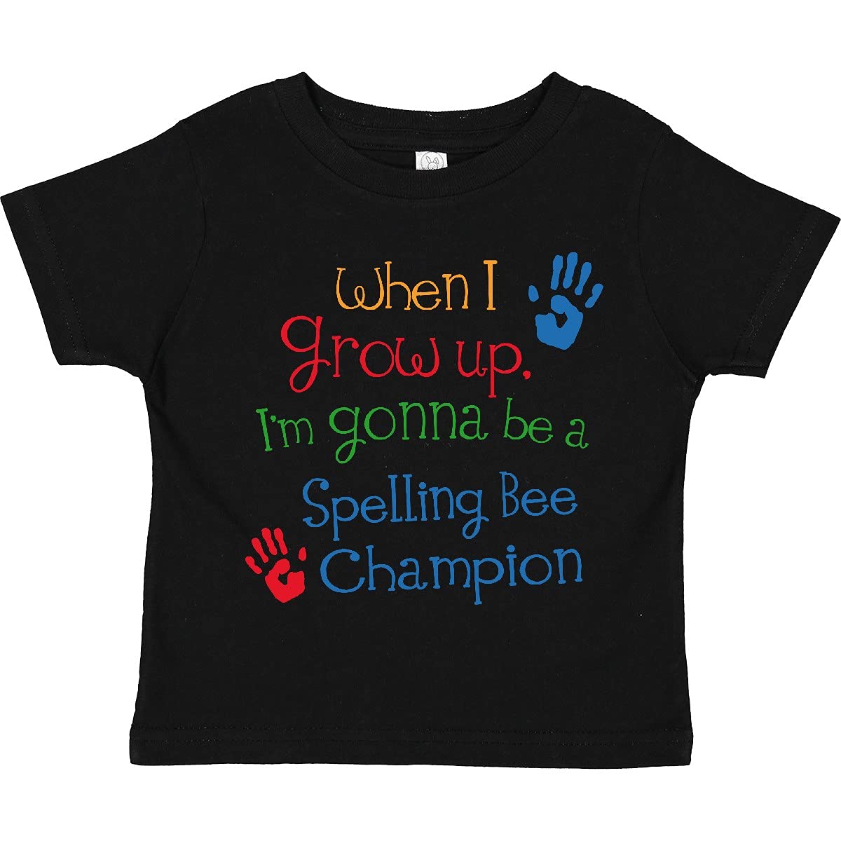 Inktastic Spelling Bee Champion Future Toddler T-Shirt - Cute Kids Graphic Tee for School Events & Learning Activities