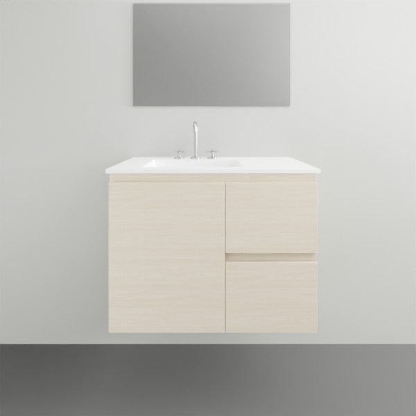 ADP Glacier Lite 30-Inch Bathroom Vanity Set with Ceramic Top - Double Sink Vanity for Bathroom Remodel, Modern White Vanity with Soft-Close Drawers (Perfect for Master Bath, Guest Bath & Small Bathrooms)