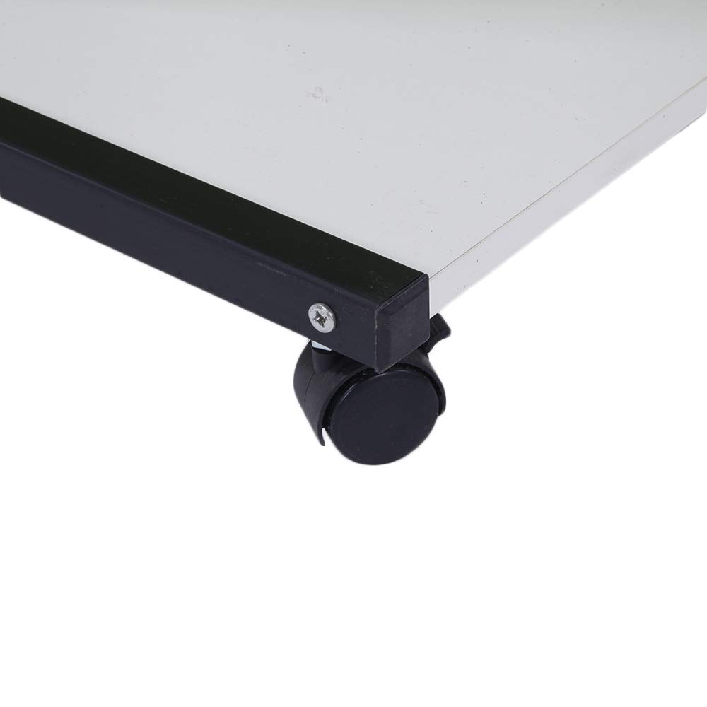 15mm Thick Chipboard Removable Coffee Table - White Modern Sofa Side Table for Living Room, Bedroom & Office Use