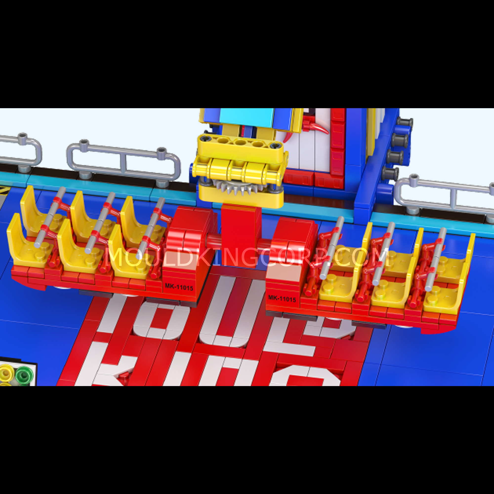 Mould King 11015 Octopus Swing Ride Building Blocks Set - 1,668 Pieces STEM Toy for Kids & Adults | Perfect for Creative Play, Birthday Gifts & Home Decoration