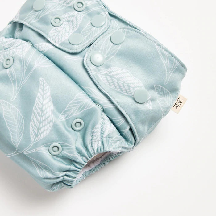 EcoNaps Modern Cloth Diaper - Reusable & Eco-Friendly Baby Nappy | Ocean Native Print | Perfect for Daycare, Travel & Eco-Conscious Parenting