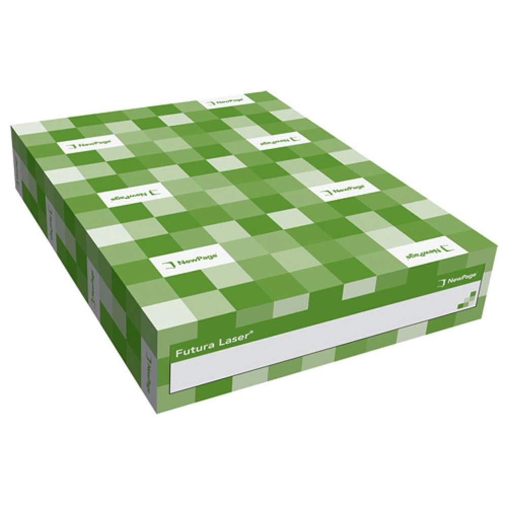 Premium Futura Laser Digital Paper - White Coated 2-Sided 96 Brightness Dull Finish - 19