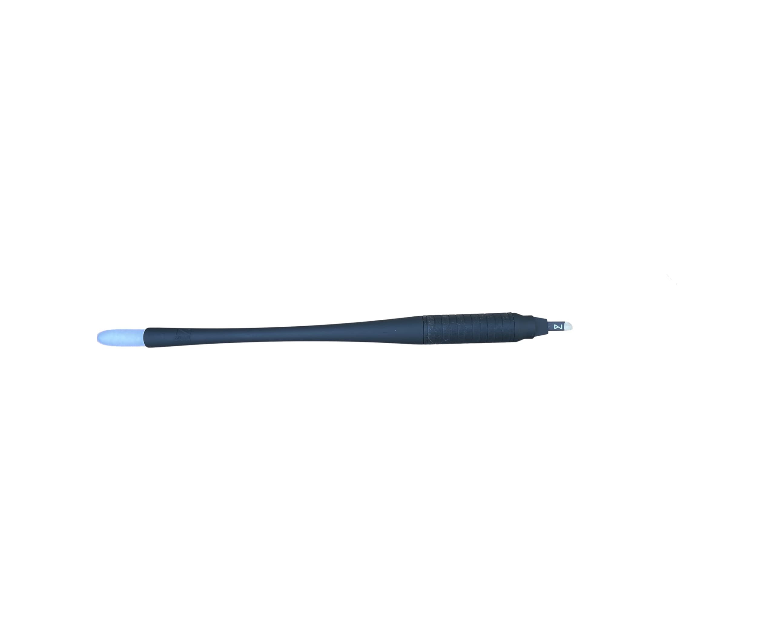 10-Pack Mellie's Signature Microblading Disposable Pens - Sterilized .18mm V16 Blades with Comfortable Rubber Grip & Pigment Sponge (Black) - Perfect for Eyebrow Microblading, Ombre Brows & Semi-Permanent Makeup