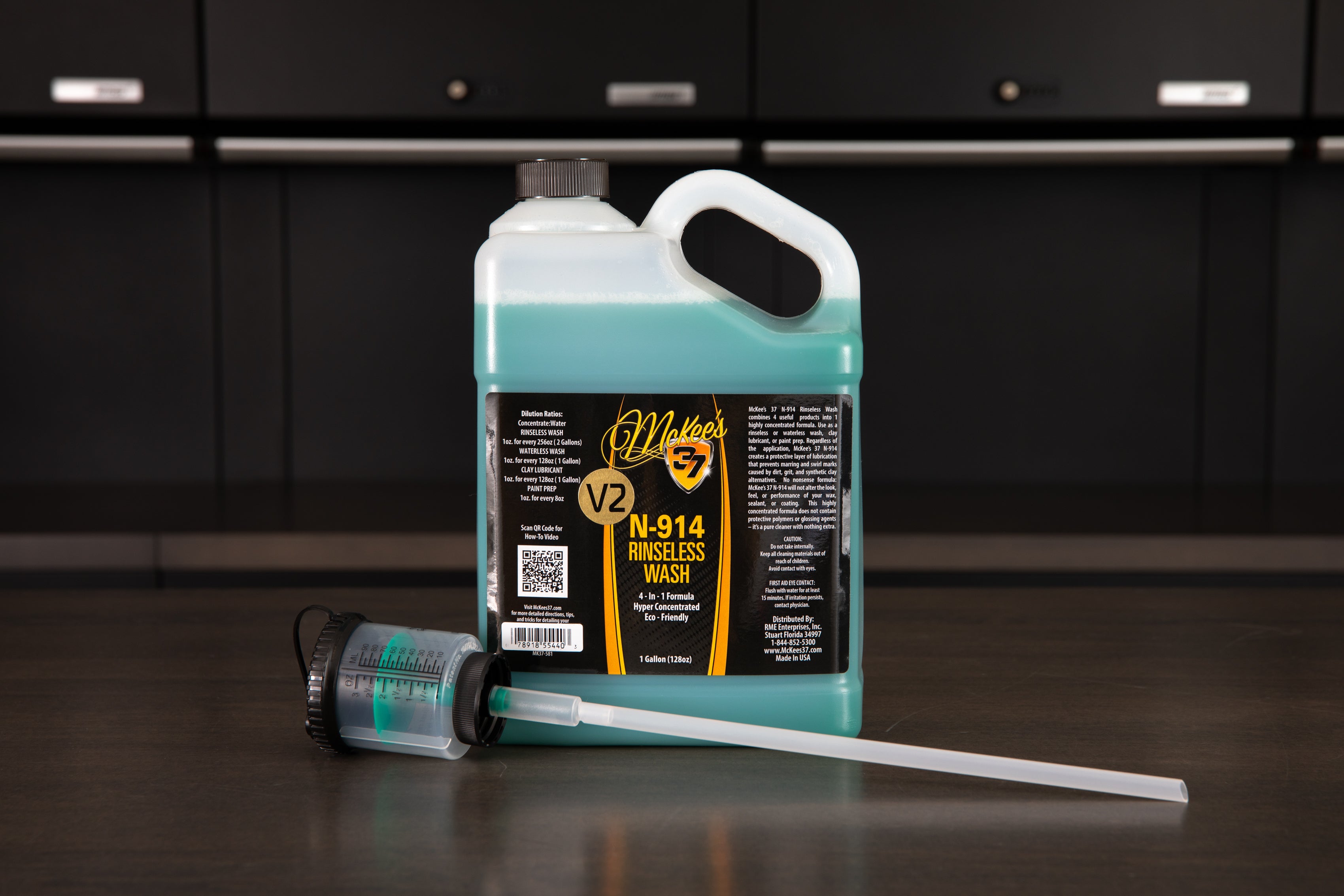 McKee's 37 N-914 Rinseless Car Wash & Wax Concentrate - Waterless Cleaning Solution for Cars, Trucks & Motorcycles - Perfect for Quick Detailing, RV & Boat Maintenance