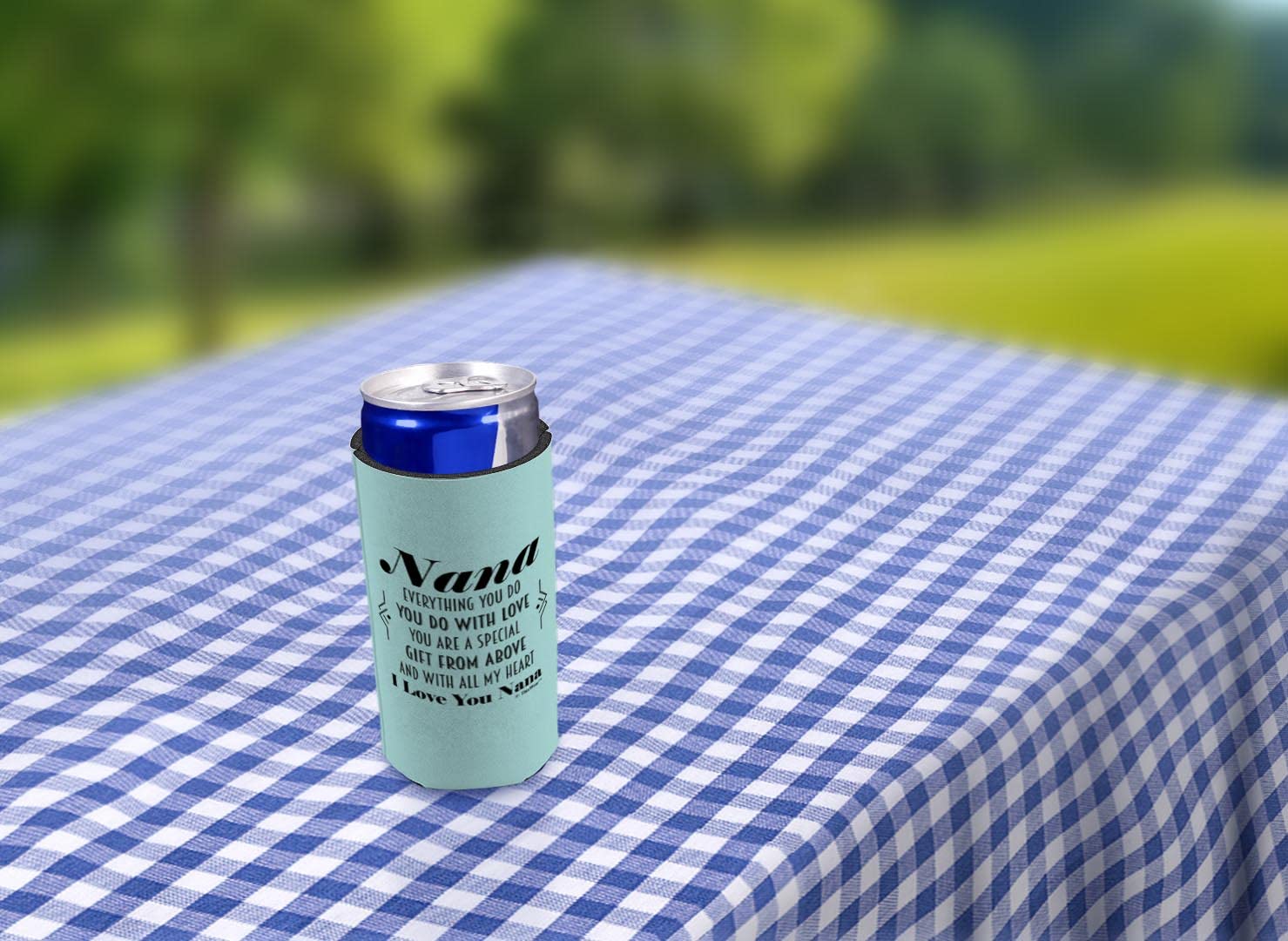 Inspirational Gift for Grandma - 'You Are a Gift From Above' Poem 48-Pack Ultra Slim Can Coolers | Perfect for Mother's Day, Birthday & Holiday Gifts