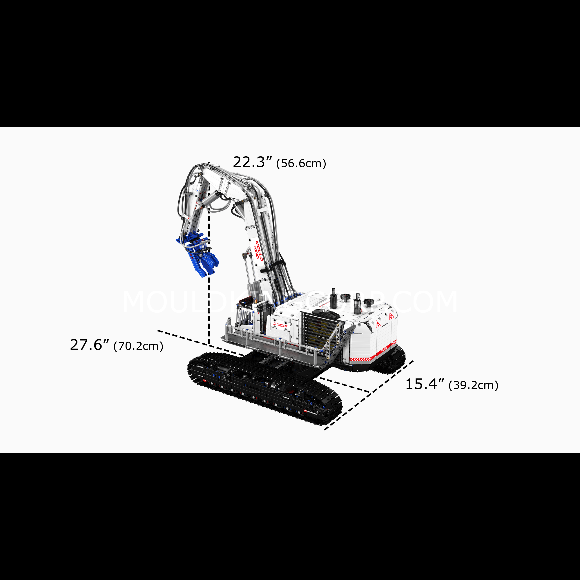 Mould King 17062 Remote Control Demolition Excavator Building Blocks Set - 4,195 Pieces STEM Toy for Kids & Adults | Construction Play, Engineering Learning, Gift for Model Enthusiasts