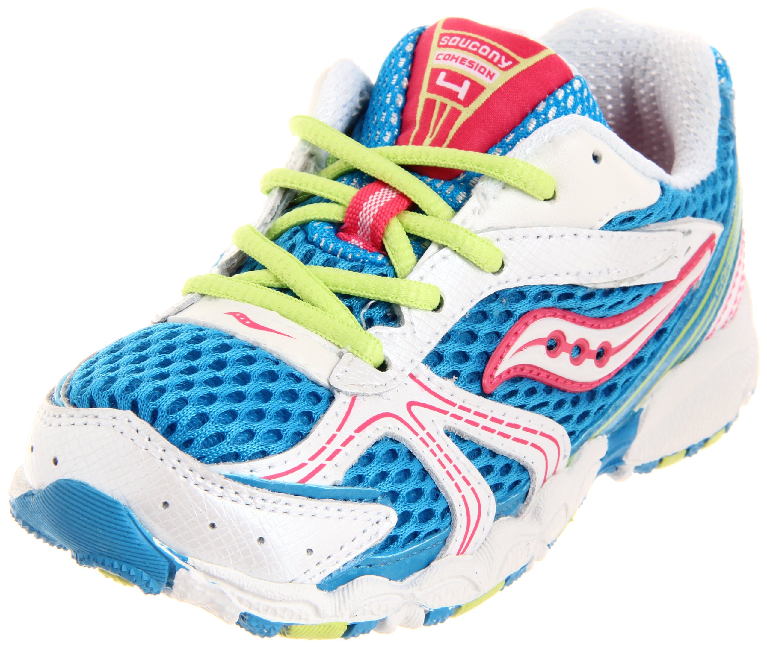 Saucony Cohesion 4 Running Shoes for Kids - Lightweight & Durable Sneakers for Boys & Girls - Perfect for School, Sports & Daily Activities