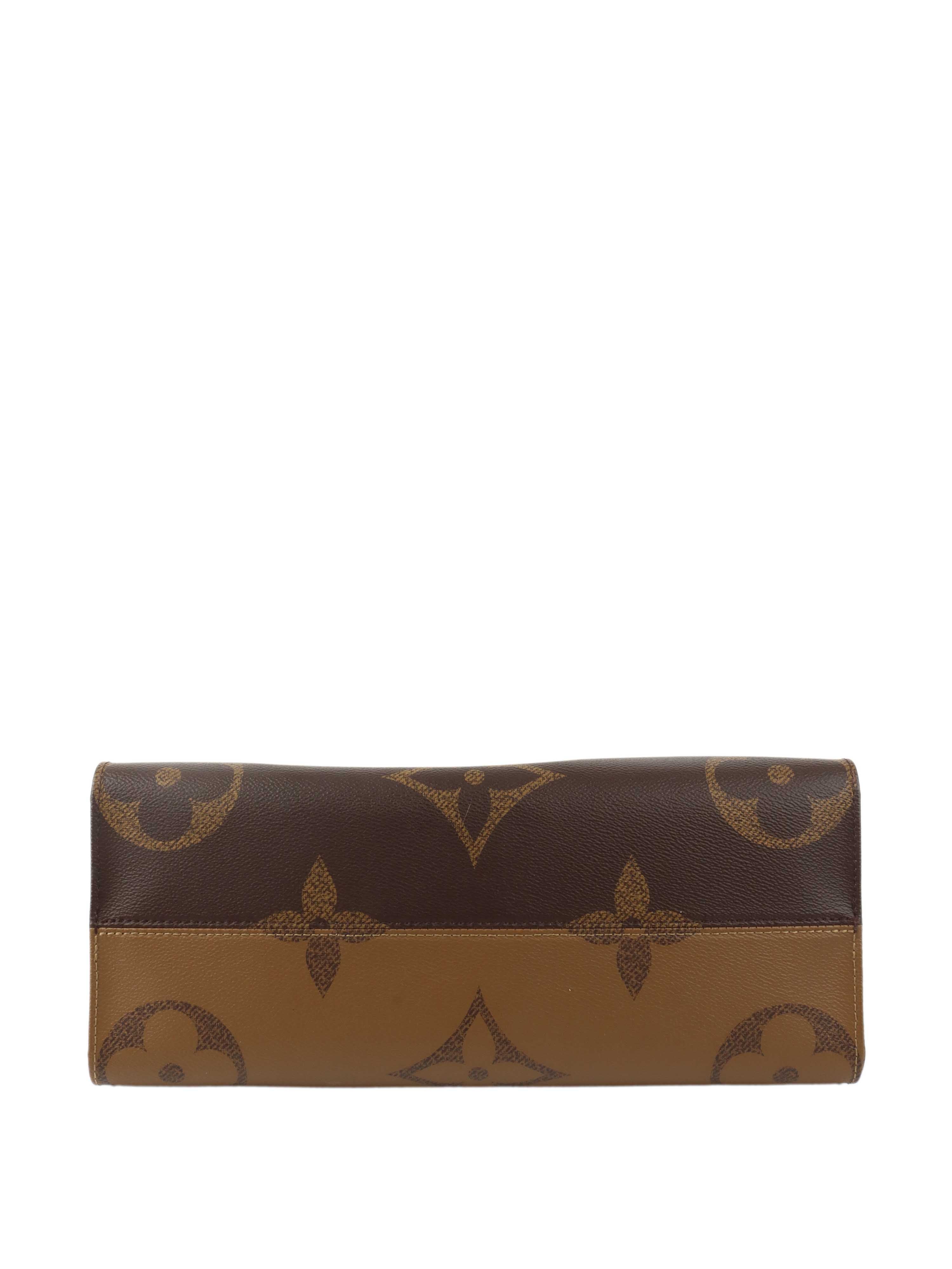 Authentic Louis Vuitton Onthego Reverse MM Tote Bag - Luxury Designer Handbag for Women, Perfect for Work, Travel & Everyday Use