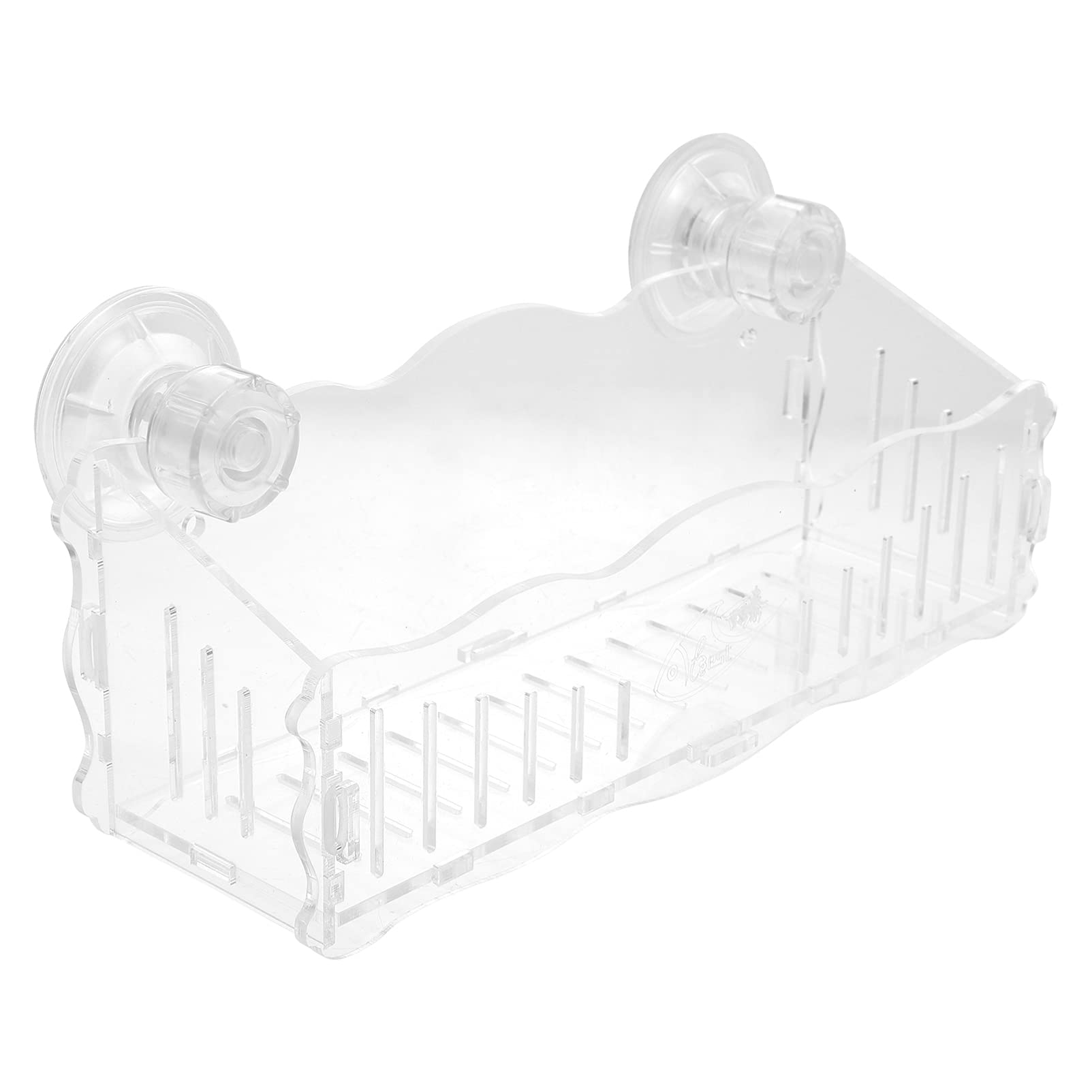 Acrylic Aquatic Plant Pot with Suction Cups - Transparent Aquarium Plant Holder for Live Plants in Fish Tanks | Perfect for Aquascaping, Betta Fish Tanks & Freshwater Plant Growth