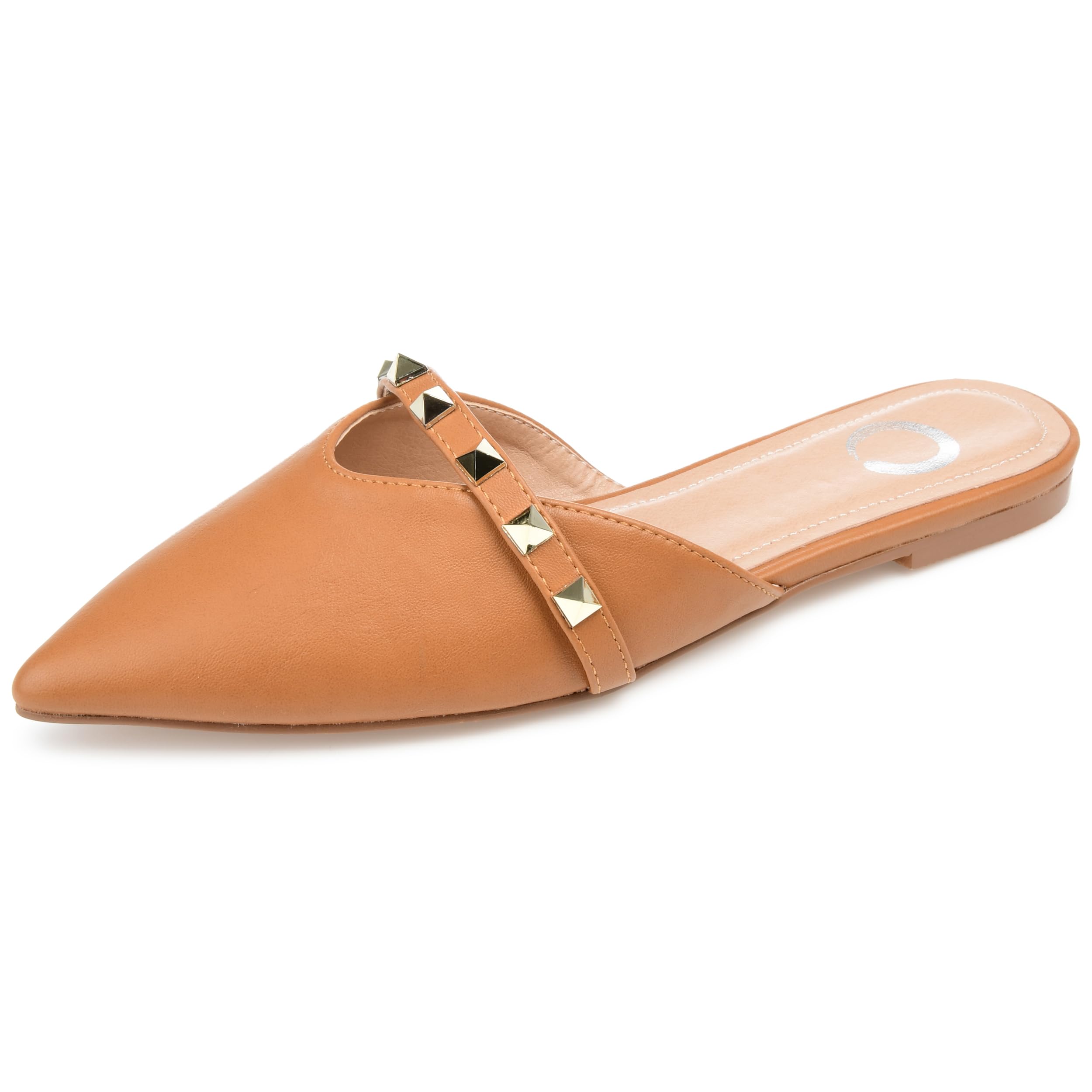 Journee Collection Women's Comfortable Ballet Flats - Lightweight Slip-On Shoes for Work, Travel & Everyday Wear