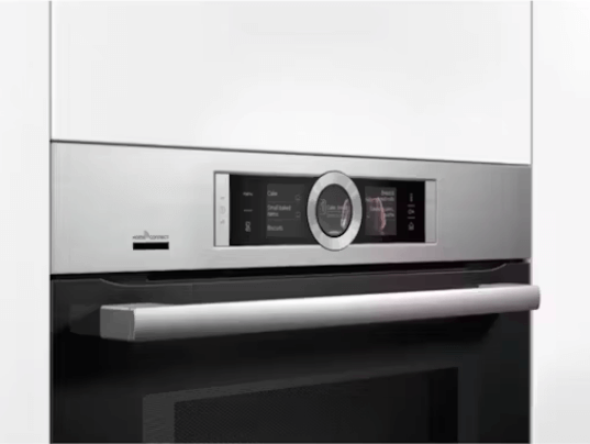 Bosch HNG6764S6 60 x 60 cm Built-In Oven with Steam & Microwave Function - Stainless Steel | Perfect for Baking, Roasting & Healthy Cooking in Modern Kitchens