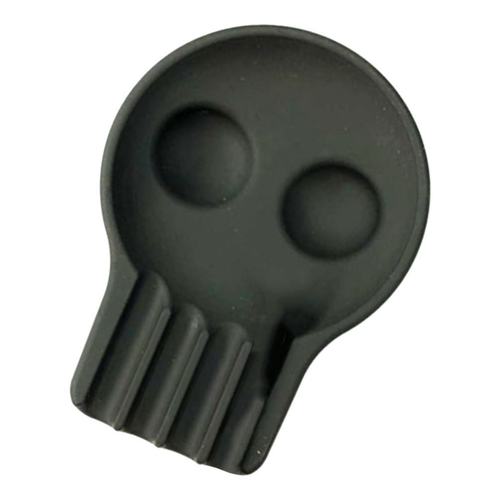 Premium Black Silicone Skull Cigar Ashtray - Unbreakable, Flexible & Deep Bowl Design for Indoor/Outdoor Use - Perfect for Patio, Man Cave, Smoking Lounge & Gifts for Cigar Lovers