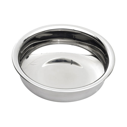 Arcata 922396 2.5 Quart Round Stainless Steel Food Pan for Buffet Chafers - Perfect for Catering, Restaurants & Events (9 3/4 Inch Diameter)