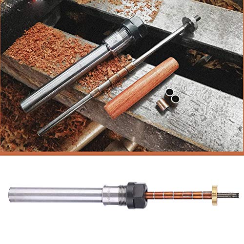 Premium Pen Turning Mandrel for Woodworking - High-Quality Lathe Accessory with Straight Shank | Perfect for DIY Pen Making & Woodturning Projects