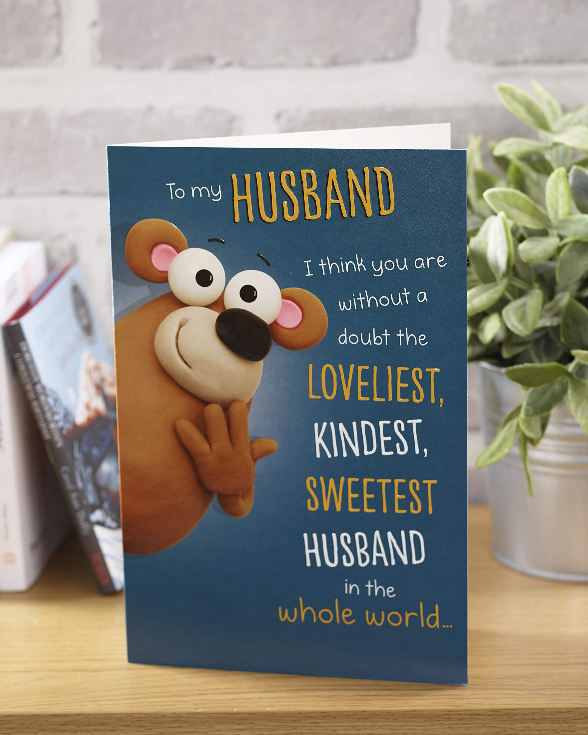 Funny Husband Birthday Card for Him - UK Greetings Joke Card - Perfect for Anniversaries, Gifts & Special Occasions