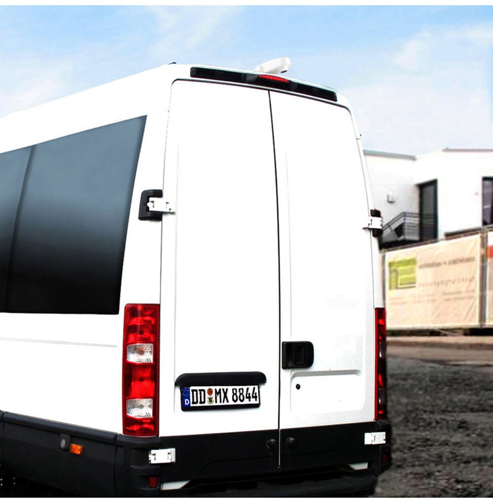 Mercedes Benz Sprinter Viano Vito Transit Ducato VW Crafter T5 Master Rear View Backup Camera - HD Brake Light Car Camera (White) | Easy Installation for Safer Parking & Night Driving