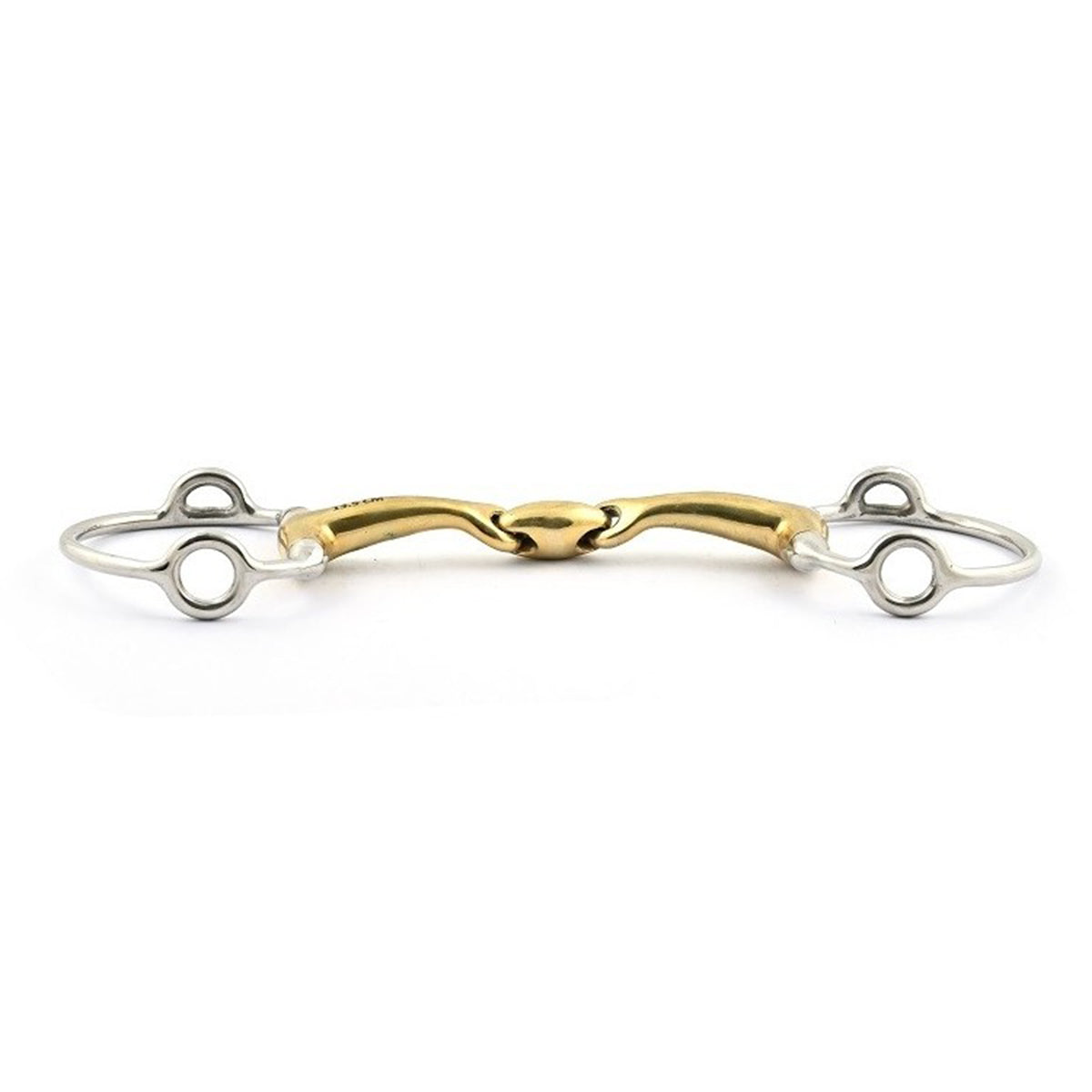 Jump'in French Link Eggbutt Gag Bit - Comfortable Horse Training Bit for Dressage & Jumping - Perfect for English Riding and Show Competitions