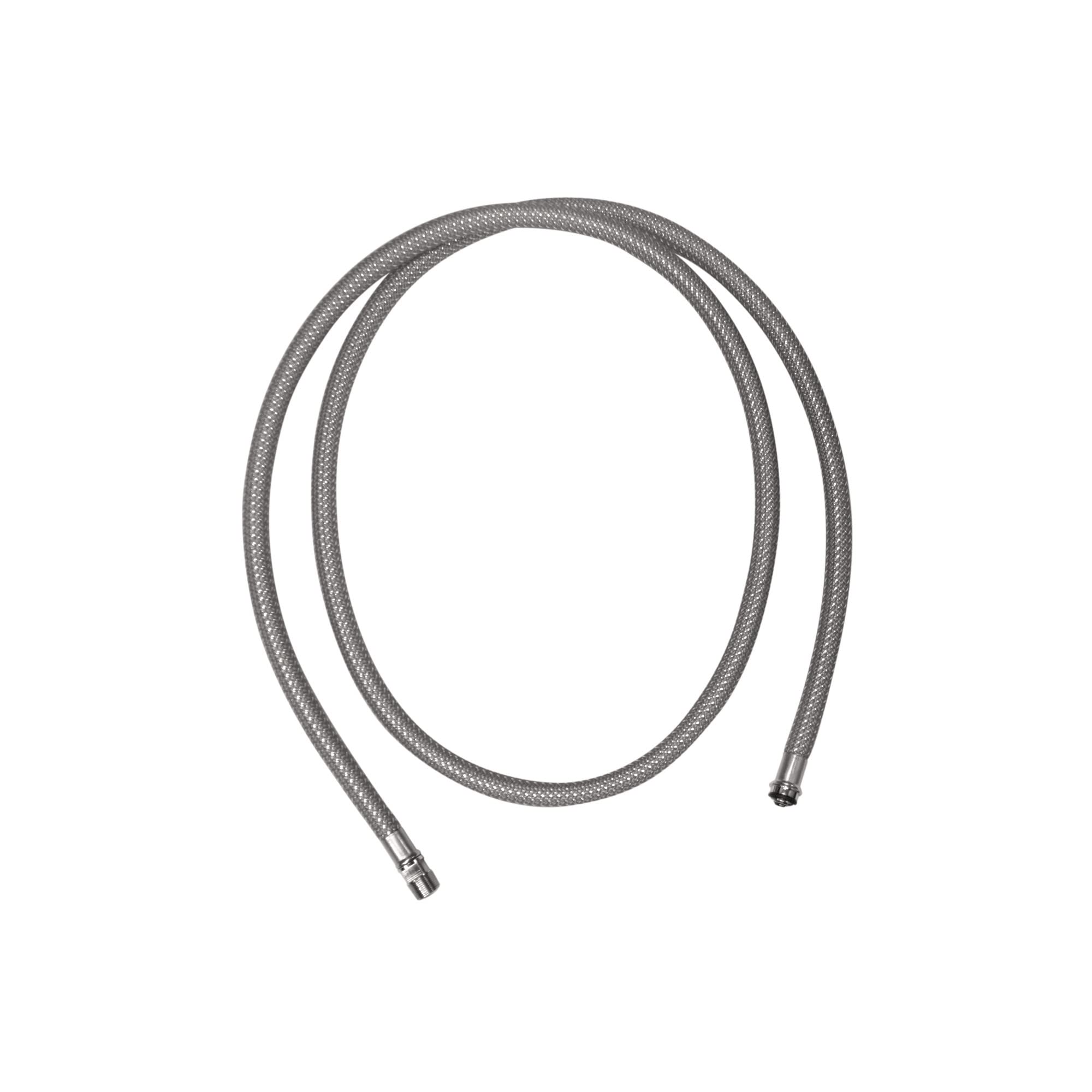hansgrohe 88624000 Chrome Pull-Out Kitchen Faucet Hose - Compact Design for Small Sinks | Perfect for Modern Kitchens & Tight Spaces