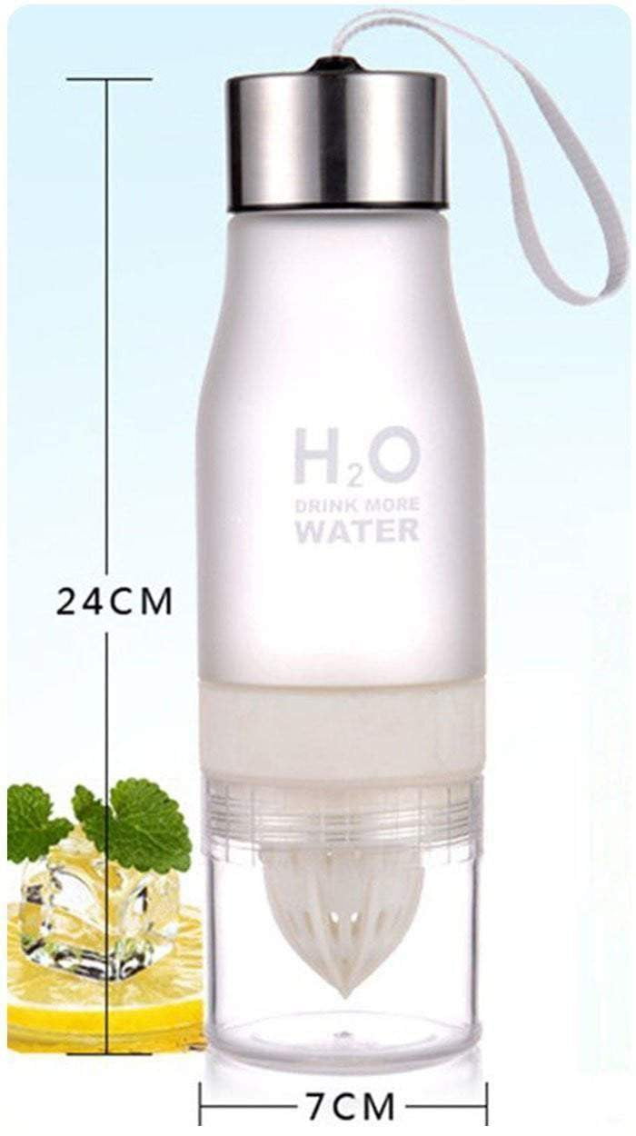 Transhome 650ml BPA-Free Creative Fruit Infuser Water Bottle - Perfect for Gym, Hiking & Healthy Hydration
