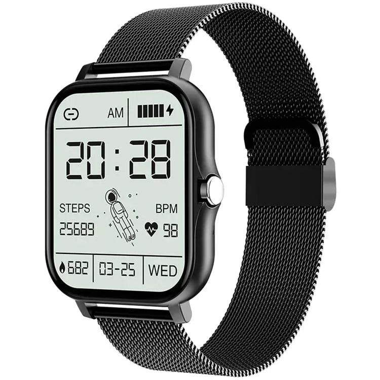 VALDUS M6 Sport Smartwatch - Fitness Tracker with Heart Rate Monitor, Waterproof Activity Watch for Men & Women - Perfect for Running, Swimming & Gym Workouts