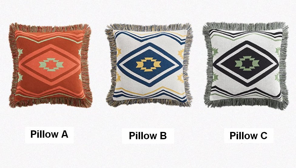 Modern Decorative Throw Pillows for Couch & Bedroom - Square Contemporary Sofa Pillow Covers - Stylish Home Decor Accent for Living Room, Bedroom & Interior Design