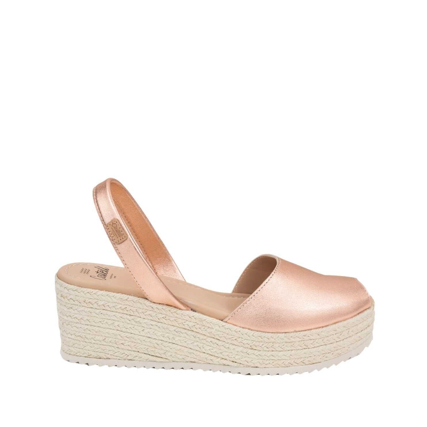 Premium Leather Menorcan Sandals for Women with Metallic Accents - Stylish & Comfortable Summer Footwear for Beach, Vacation & Casual Outings