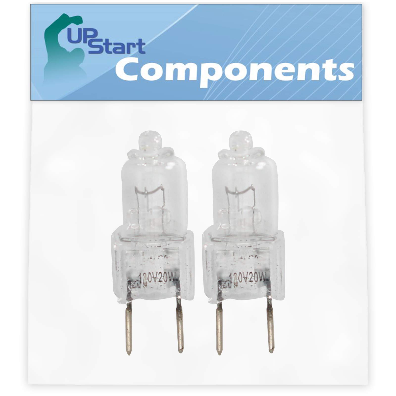 2-Pack Microwave Halogen Light Bulb Replacement - Compatible with Samsung 4713-001165 & PS4132158 - Perfect for Kitchen Appliance Repair and Microwave Maintenance