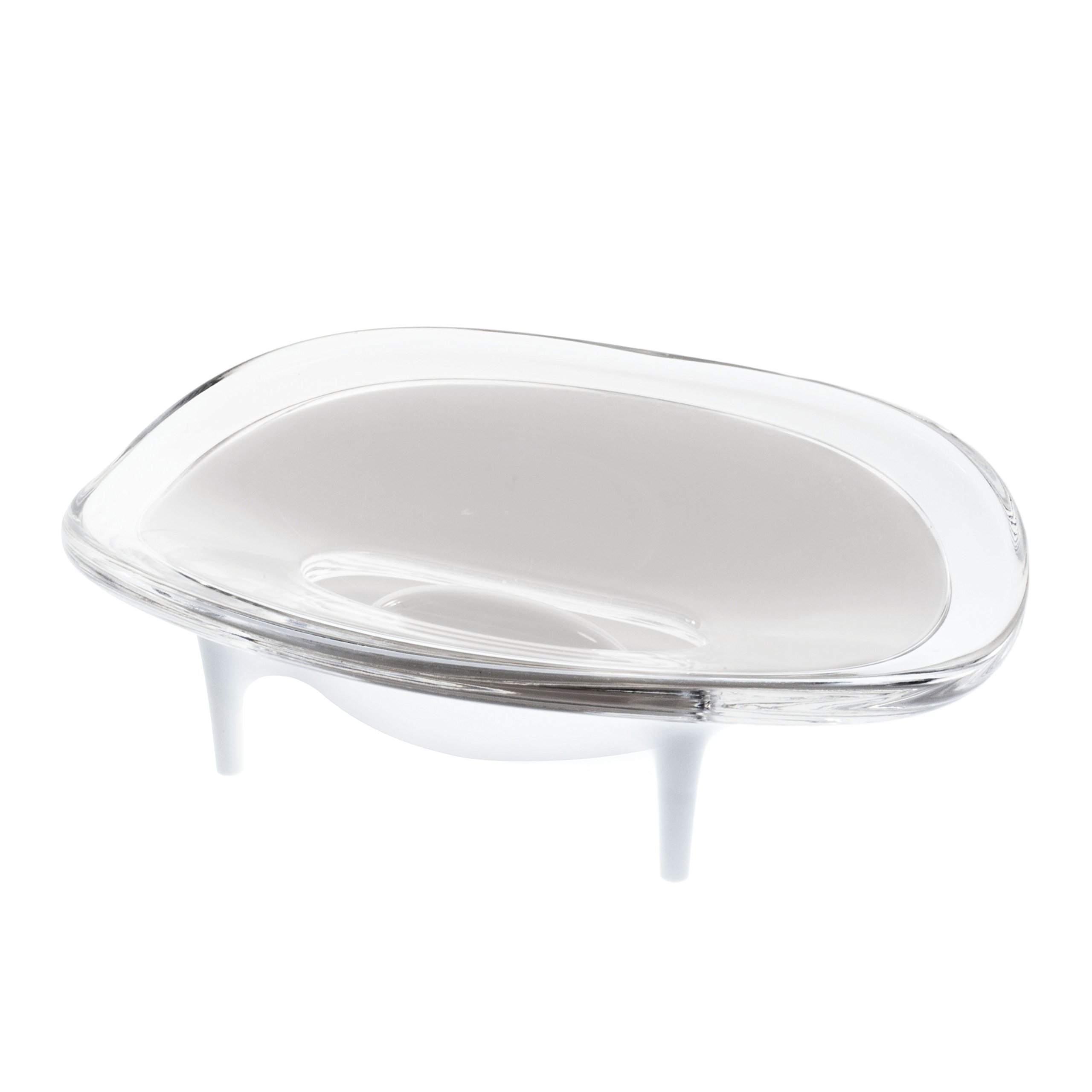 Clear Ocean Soap Dish - Bathroom & Kitchen Organizer
