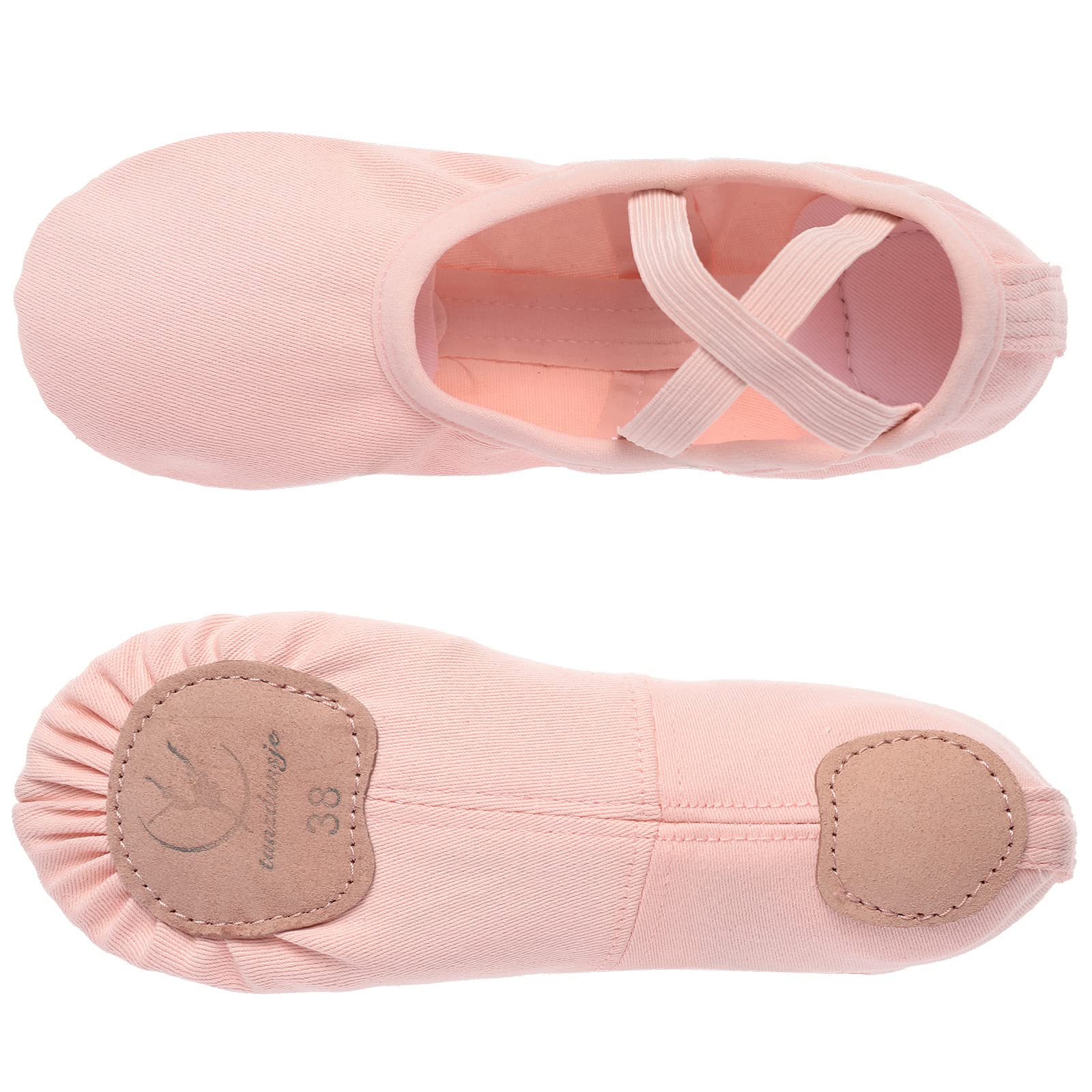 Women's Ballet Shoes - Stretch Canvas Dance Slippers for Girls, Teens & Adults | Perfect for Ballet Class, Practice & Performances