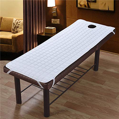 Non-Slip Solid Color Rectangle Mattress Pad for Massage Table - Soft Beauty Salon & SPA Bed Sheet - Ideal for Massage Therapy, Facial Treatments, and Relaxation Sessions