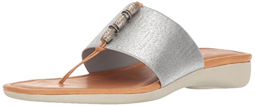 Silver/Cognac Met Elastic Vac