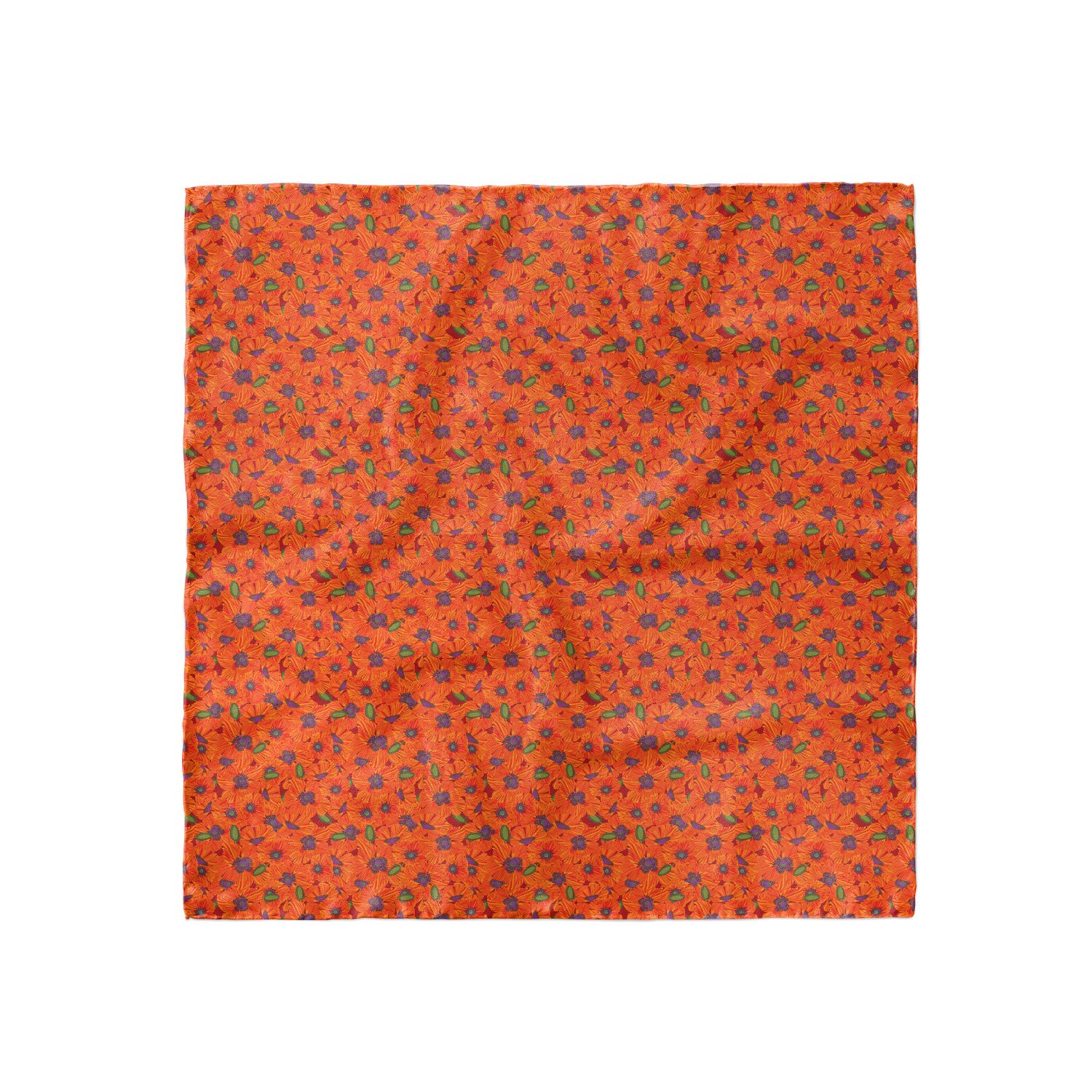 Ambesonne Floral Headscarf - Vibrant Poppy Flower Print Hijab Scarf for Women, Lightweight Fashion Accessory for Everyday Wear, Church, Parties & Special Occasions