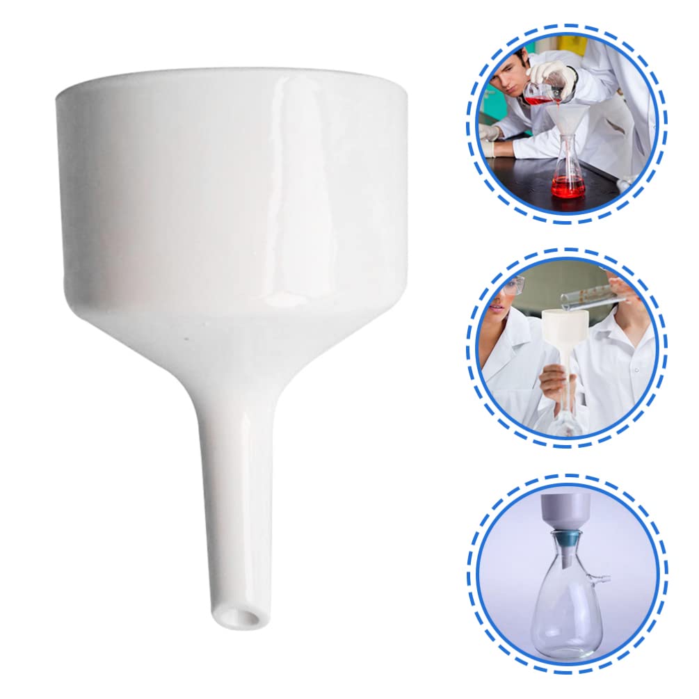 ULTECHNOVO Porcelain Buchner Funnel - 90mm Lab Filtration Funnel for Chemistry Experiments, Laboratory Use & Food Strainer - Perfect for Science Classrooms, Home Brewing & DIY Projects