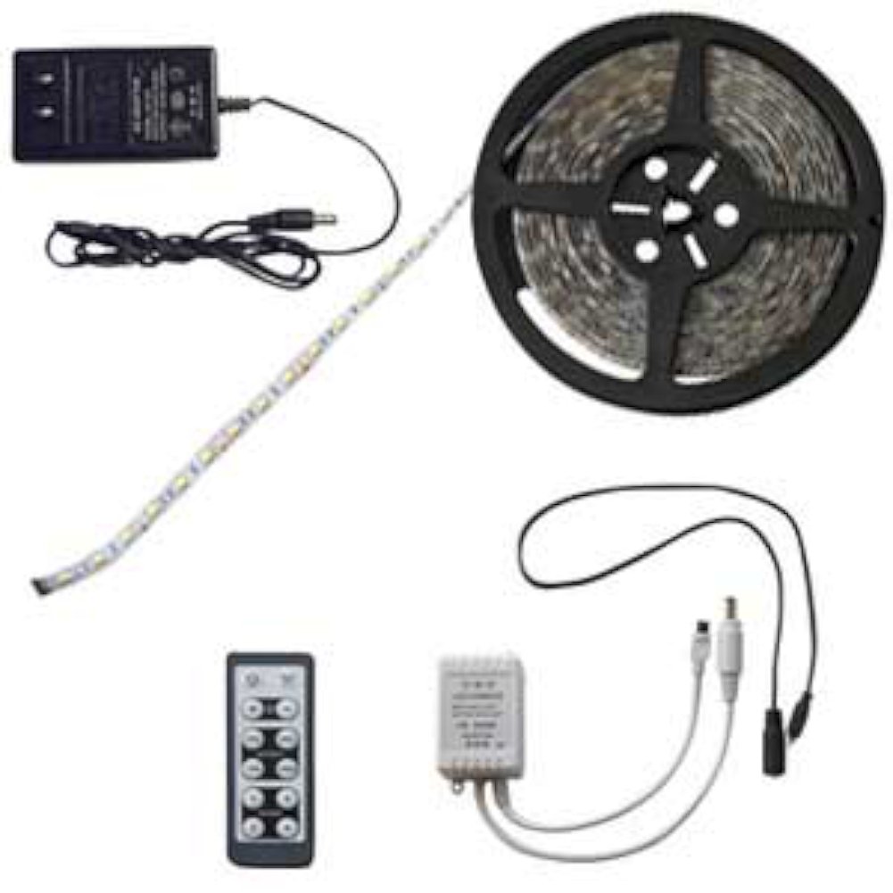 Valterra Diamond Group 16.4 Inch White LED Light Strip Kit - Energy Efficient Indoor Lighting for Home, Bedroom, Kitchen & Cabinet Decor