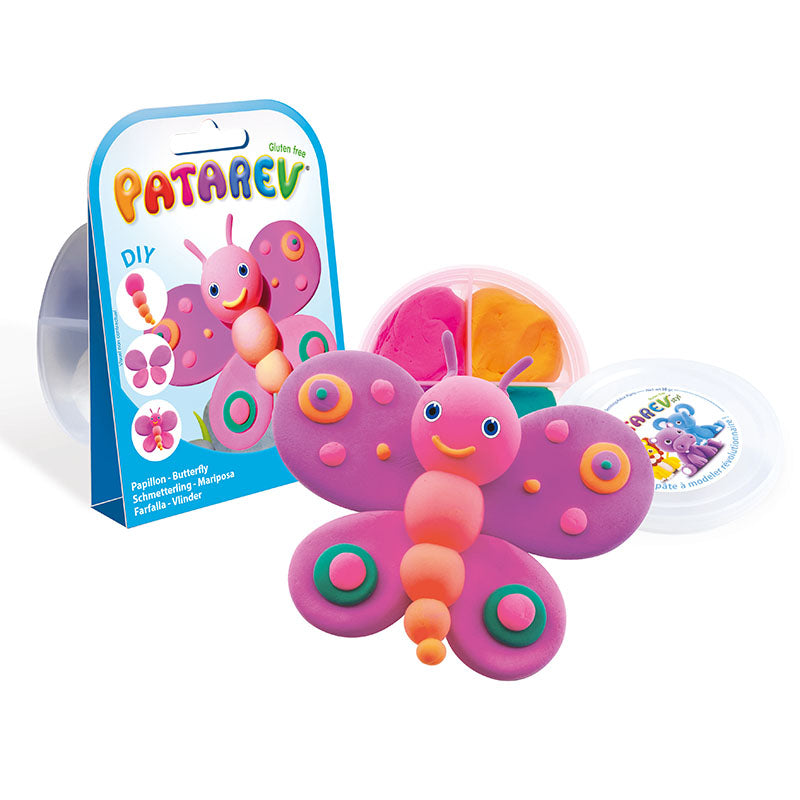 Patarev Pocket Butterfly Air Drying Clay Kit - DIY Modeling Clay for Kids & Adults - Creative Arts & Crafts Gift for Birthday Party, Classroom Activity, Home Decor Project