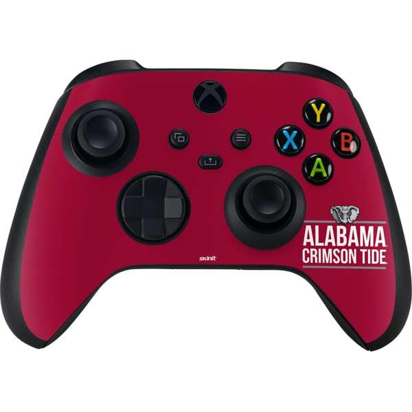 Official University of Alabama Crimson Tide Gaming Skin for Xbox Series X Controller - Custom Decal Sticker | Durable Protection for Gamers & Perfect Gift for Alabama Fans