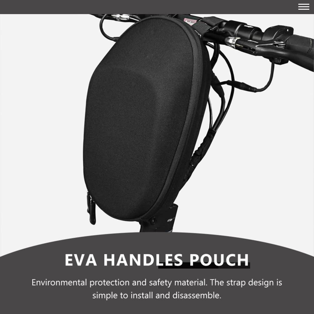 LIOOBO Large Capacity Handlebar Bag for Scooter, Bike & Balance Bike - Waterproof Cycling Pouch with Hanging Design for Storage (Perfect for Commuting, Outdoor Adventures & Daily Use)