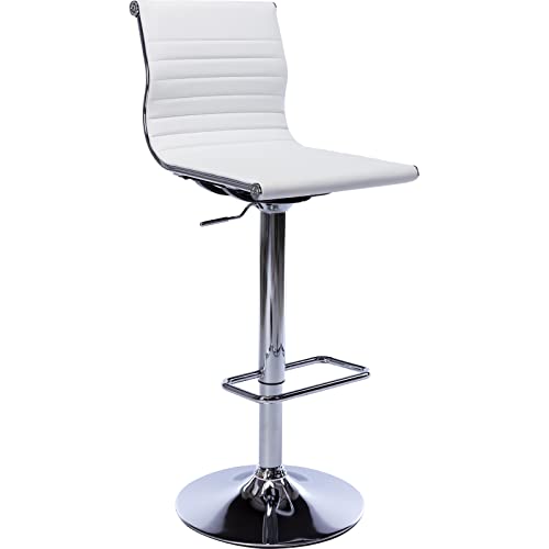 White; Chrome Base