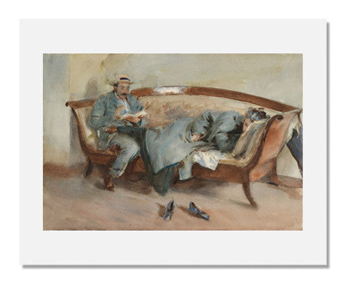 John Singer Sargent 'Corfu: A Rainy Day' - Fine Art Print - Famous Impressionist Painting - Wall Decor for Living Room, Bedroom & Office