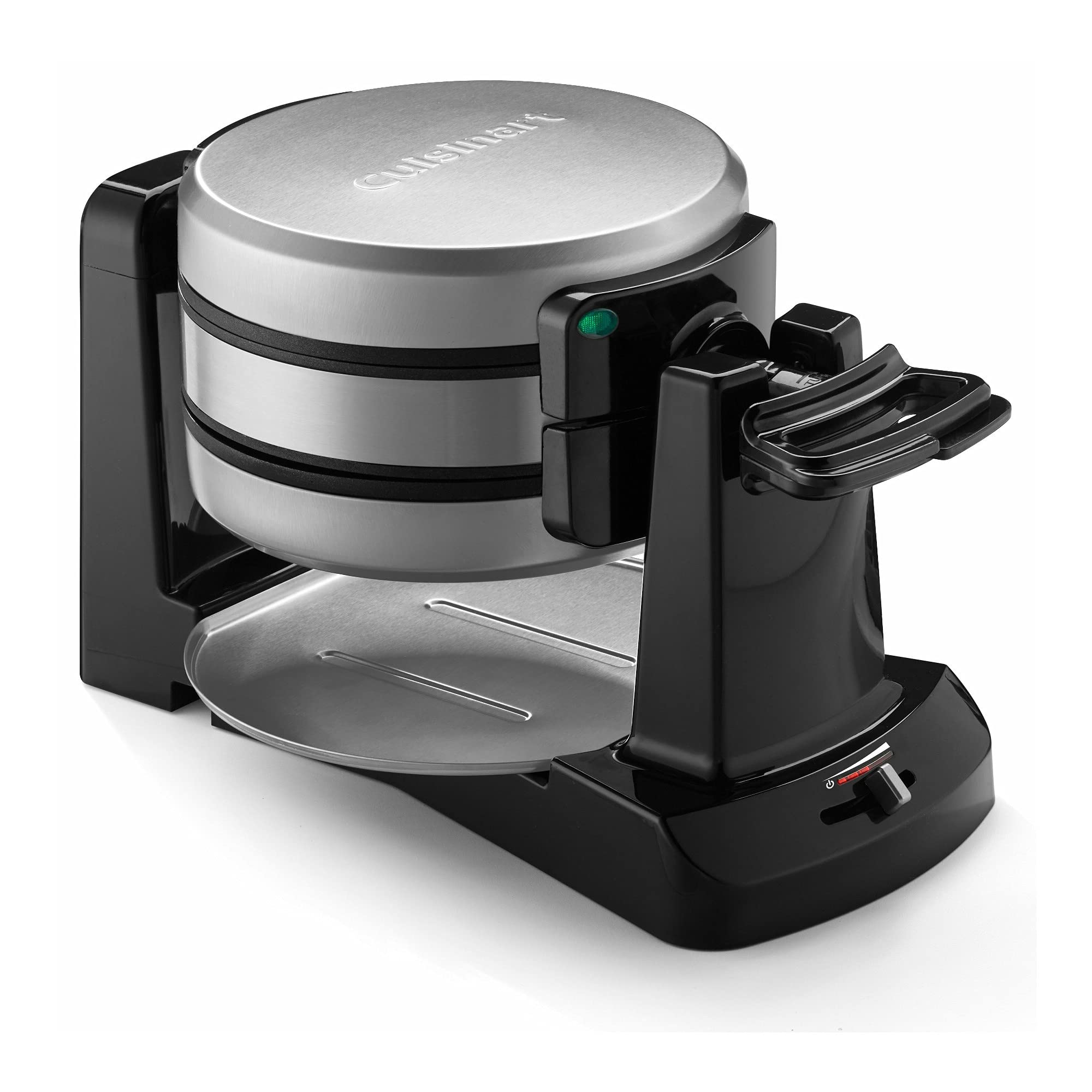 Cuisinart WAF-F40 Double Flip Belgian Waffle Maker - 1400 Watts, Stainless Steel & Black - Perfect for Breakfast, Brunch & Family Gatherings