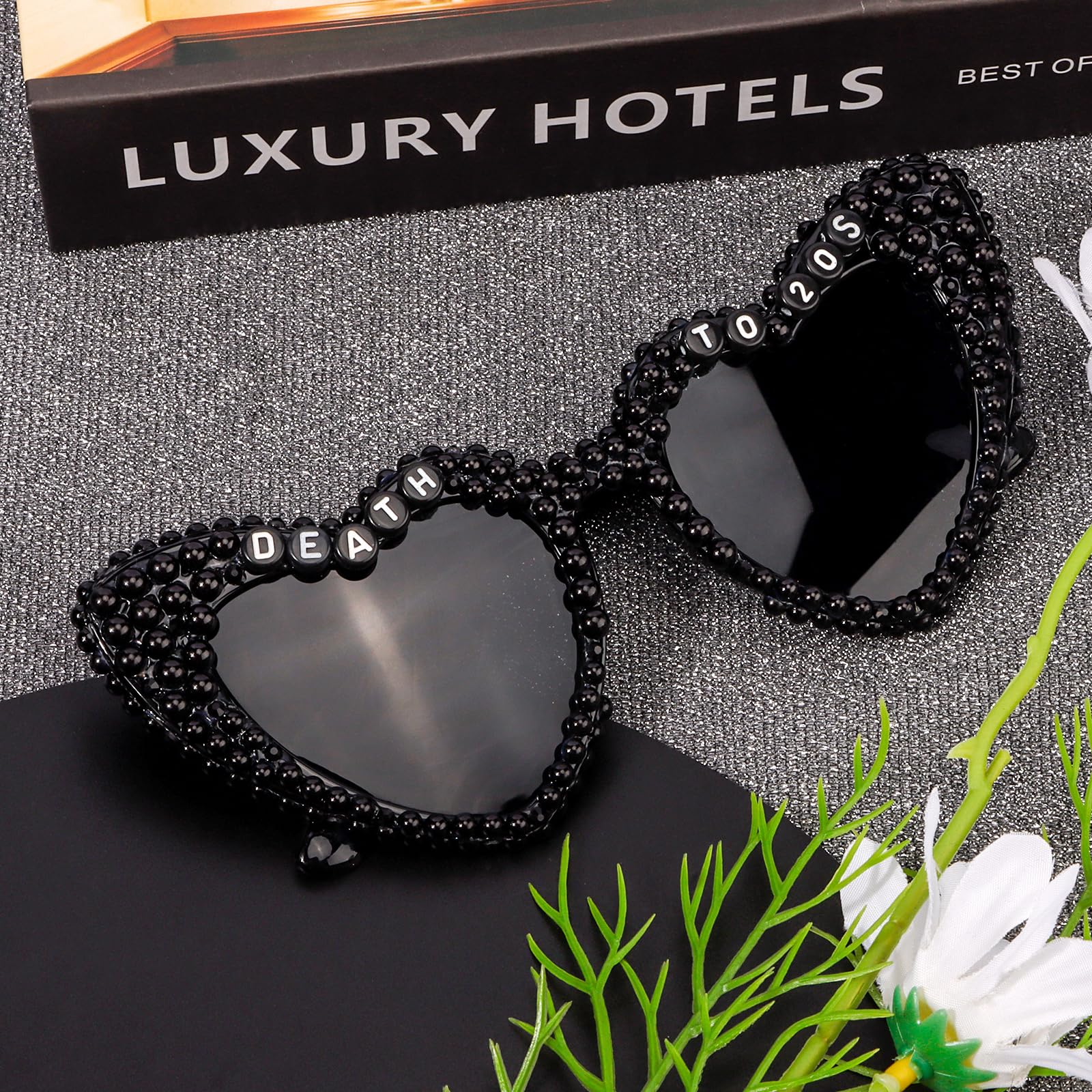 Death to 20s Sunglasses - 30th Birthday Party Decorations & Dirty 30 Gifts for Women - Funeral for Youth Theme - Perfect for 30th Birthday Celebrations, Themed Parties & Milestone Birthday Decor