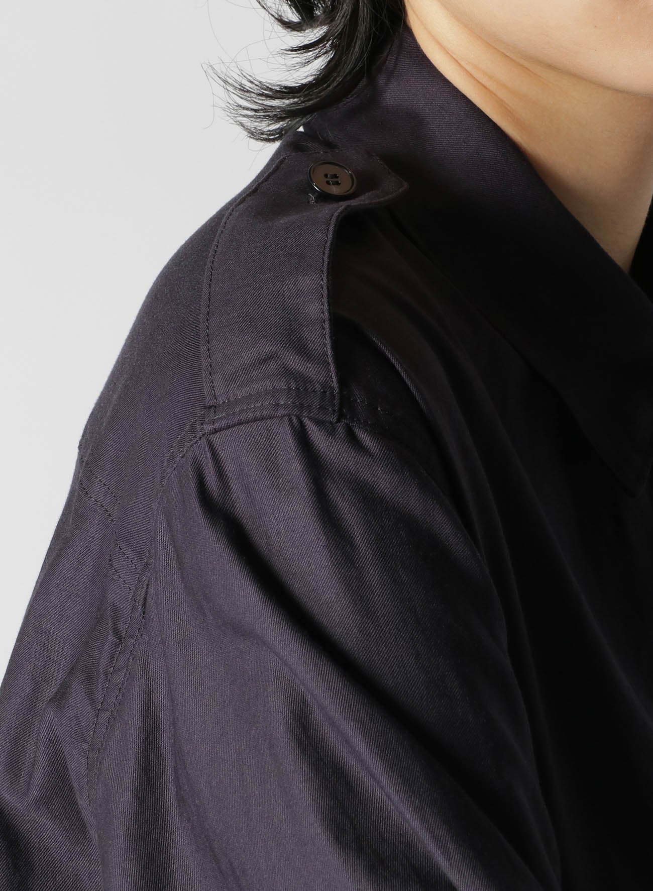 Premium Cotton Twill Shirt with Epaulettes for Men - Classic Military Style Casual Wear for Office, Travel & Outdoor Adventures