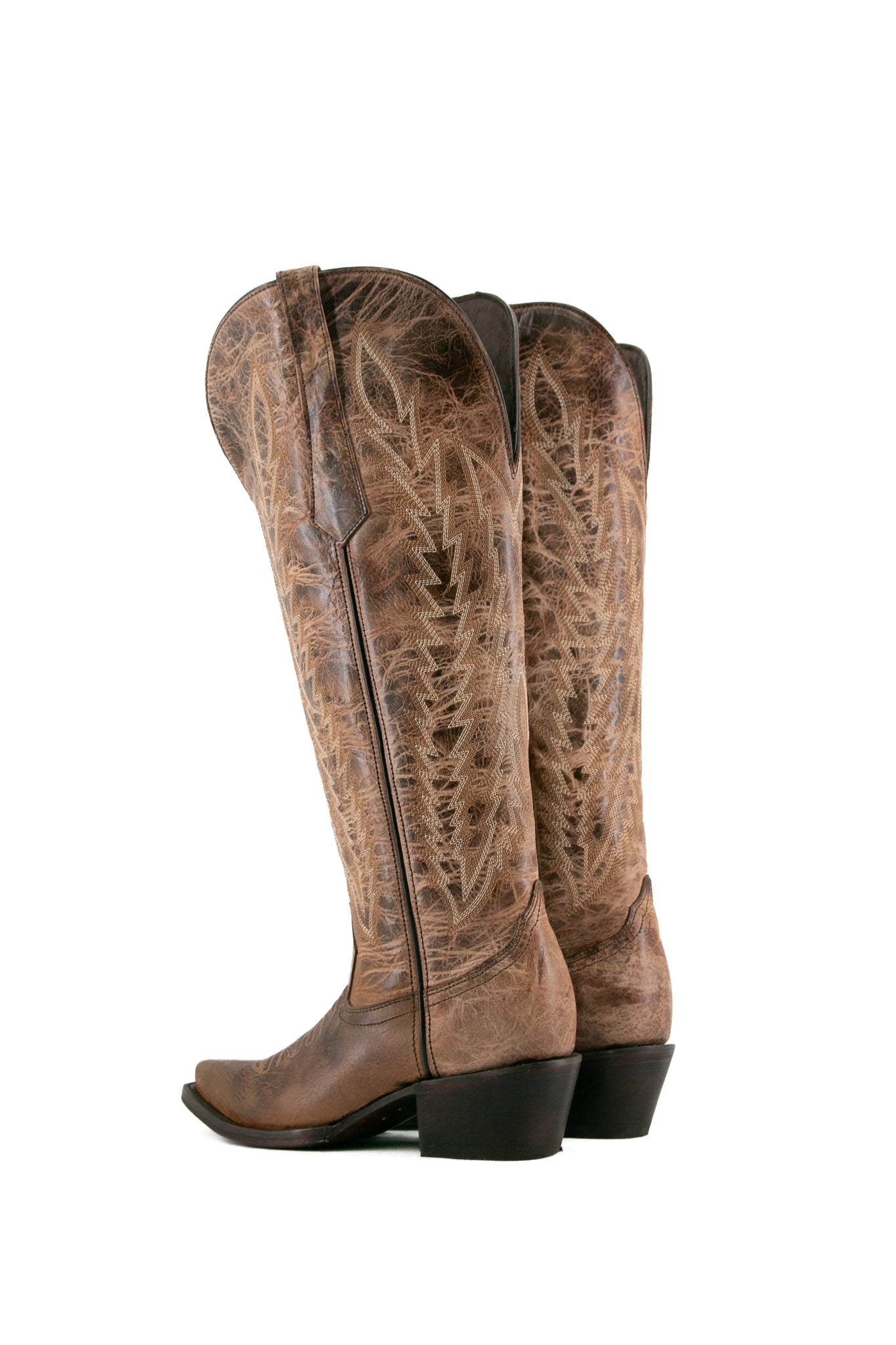 Valentina Tall Wide Calf Snip Toe Cowgirl Boots for Women - Comfortable Western Riding Boots for Country Dancing & Outdoor Adventures