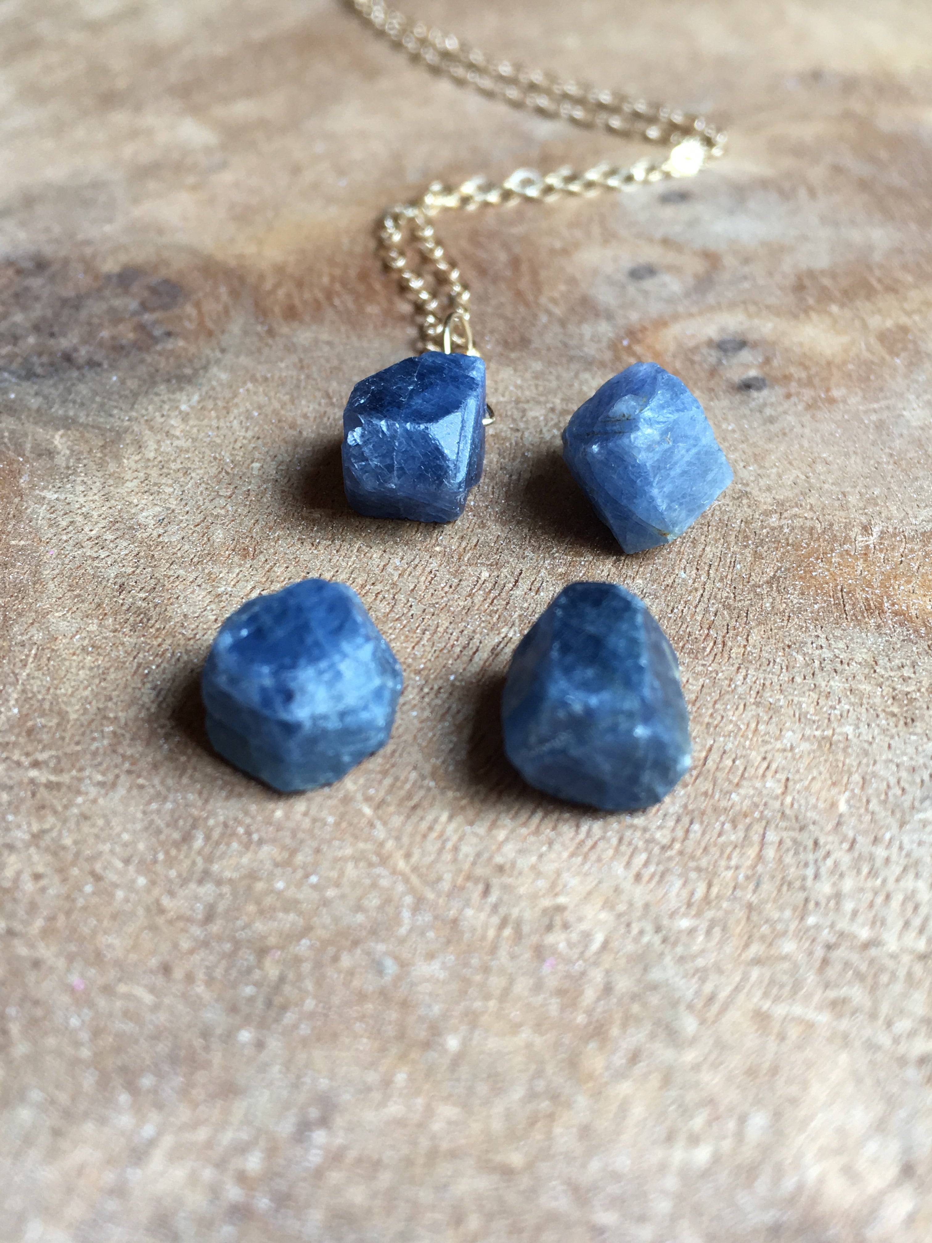 Natural Blue Sapphire Necklace for Women - 14K Gold or 925 Sterling Silver Pendant Jewelry - Perfect for Weddings, Anniversaries & Special Occasions