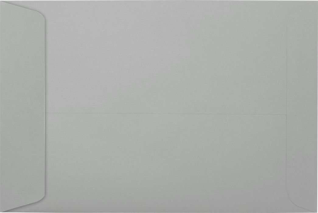 Premium 6x9 Open End Envelopes - 1000 Pack Gray Wove Paper - Self Seal Peel & Press Design - 28lb Text Weight for Mailing, Invitations & Business Correspondence