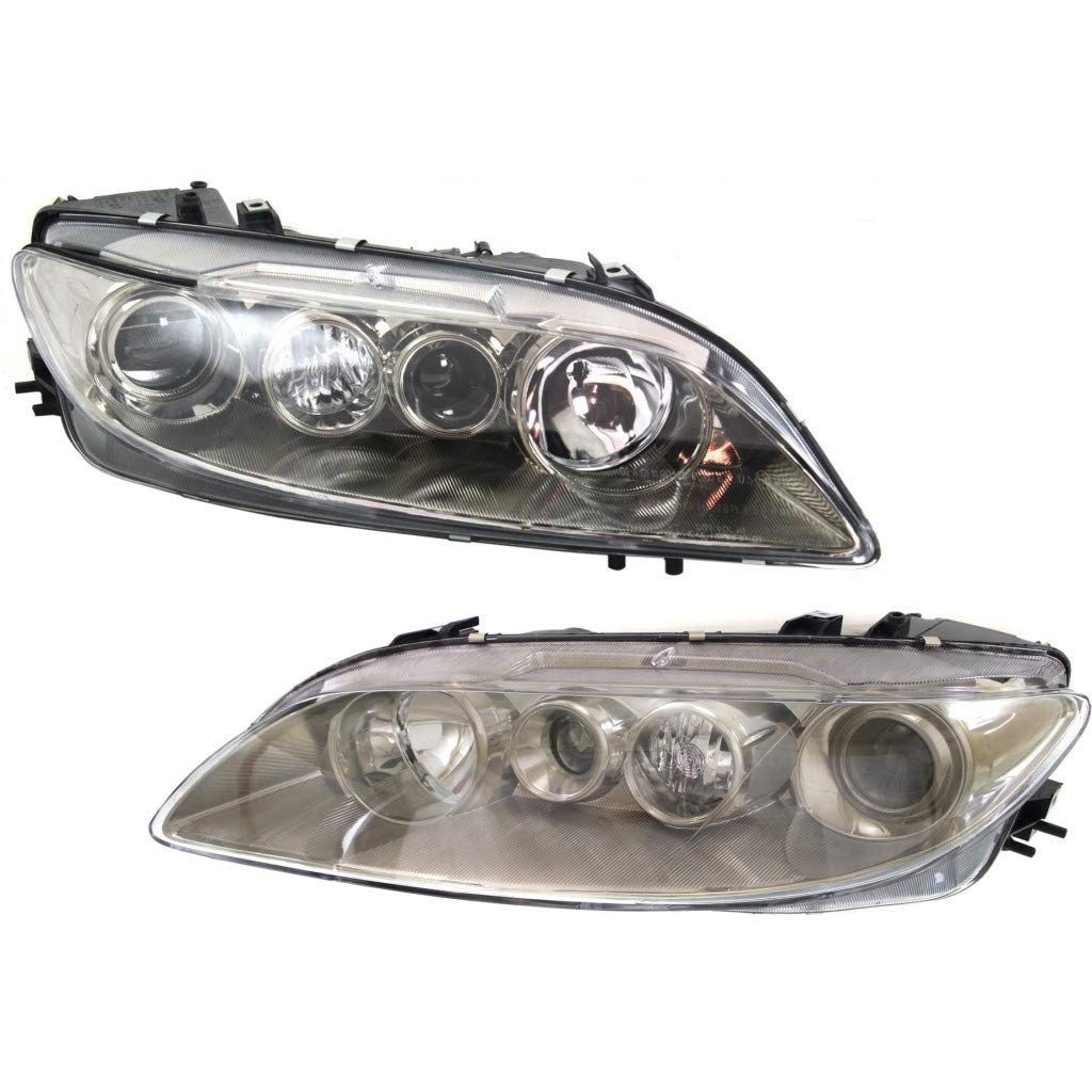 2003-2005 Mazda 6 Headlight Assembly - DOT Certified Replacement for Driver & Passenger Side (MA2502125/MA2503125) | CarLights360 - Perfect for Night Driving & Auto Restoration Projects